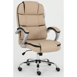 EONLION BEIGE Executive Office Chair Swivel Plush Computer - Size: 100 cm - thumbnail 1