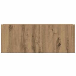 Berkfield Home 4 Piece TV Cabinet Set Wall-mounted Artisan Oak Engineered Wood in Brown - thumbnail 5