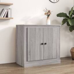 Berkfield Home Sideboard Grey Sonoma 70x35.5x67.5 cm Engineered Wood - thumbnail 2