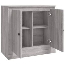 Berkfield Home Sideboard Grey Sonoma 70x35.5x67.5 cm Engineered Wood - thumbnail 7