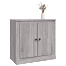 Berkfield Home Sideboard Grey Sonoma 70x35.5x67.5 cm Engineered Wood - thumbnail 4