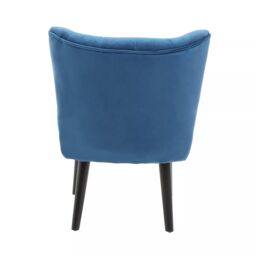 Orsina Regents Park Velvet Chair in Blue - thumbnail 4
