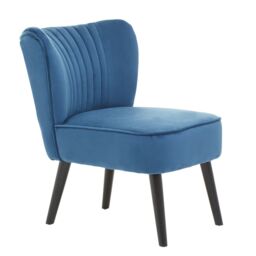 Orsina Regents Park Velvet Chair in Blue - thumbnail 7
