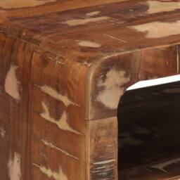 Berkfield Home TV Cabinet 105x46x32 cm Solid Wood Reclaimed in Brown - Size: 105 x 46 x 32 cm - thumbnail 4
