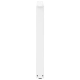 Berkfield Home Dining Table Legs V-Shape 2 pcs White 100x(72-73.3) cm Steel - thumbnail 6