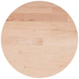 Berkfield Home Round Table Top ??30x1.5 cm Solid Wood Oak in Light Tan - Size: 30x1.5 cm