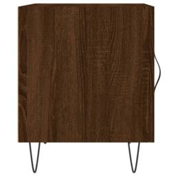 Berkfield Home Modern Bedside Cabinets 2 pcs Brown Oak 40x40x50 cm Engineered Wood - Size: 40 x 40 x 50 cm - thumbnail 7