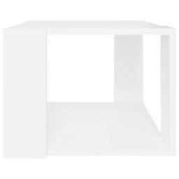 Berkfield Home Coffee Table White 40x40x30 cm Engineered Wood - Size: 40 x 40 x 30 cm - thumbnail 4