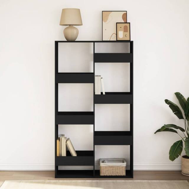 Berkfield Home Classic Bookcase Black 100x33x175 cm Engineered Wood - Size: 100 x 33 x 175 cm - image 1