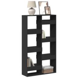 Berkfield Home Classic Bookcase Black 100x33x175 cm Engineered Wood - Size: 100 x 33 x 175 cm - thumbnail 2
