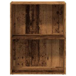 Berkfield Home Bookcase Old Wood 60x30x77 cm Engineered Wood in Brown - Size: 60 x 30 x 77 cm - thumbnail 4