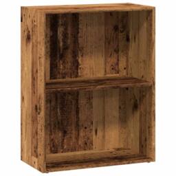 Berkfield Home Bookcase Old Wood 60x30x77 cm Engineered Wood in Brown - Size: 60 x 30 x 77 cm - thumbnail 2