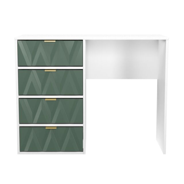 Ready Assembled 2 U Dallas 4 Drawer Vanity (Ready Assembled) in Green - image 1