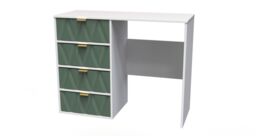 Ready Assembled 2 U Dallas 4 Drawer Vanity (Ready Assembled) in Green - thumbnail 6
