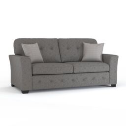Furnishings For Less UK Hartley Grey or Beige 3 Seater Sofa Full Back Tufted Cushions - thumbnail 1