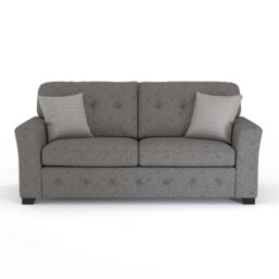 Furnishings For Less UK Hartley Grey or Beige 3 Seater Sofa Full Back Tufted Cushions - thumbnail 2