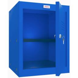 Phoenix Safe Company Blue Cube Locker with Key Lock, CL0544BBK, 66 Liters - Size: 500mm - thumbnail 2