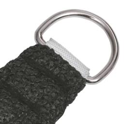 Berkfield Home Sunshade Sail 160 g/m ² Anthracite 3.5x4.5 m HDPE in Black - thumbnail 4