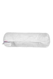 Homescapes Duck Feather Bolster Cushion - Luxury Filler & Inserts for Comfort in White - Size: 40 cm x 15 cm - thumbnail 2