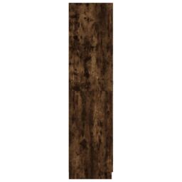Berkfield Home Wardrobe Smoked Oak 90x50x200 cm Engineered Wood in Brown - Size: 90 x 50 x 200 cm - thumbnail 4