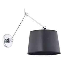 Netlighting Zakyntos Wall Lamp With Shade Black Chrome - thumbnail 1