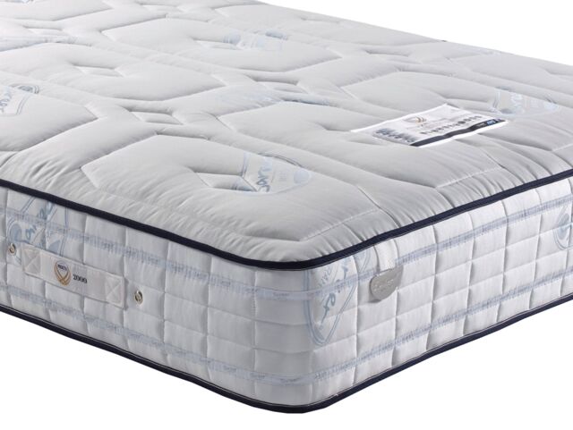 Sareer Furniture Limited Sareer Pocketo 2000 Pocket Sprung Mattress in White - Size: Single - image 1