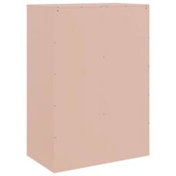 Berkfield Home Highboard Pink 67x39x95 cm Steel - Size: 67 x 39 x 95 cm - thumbnail 9