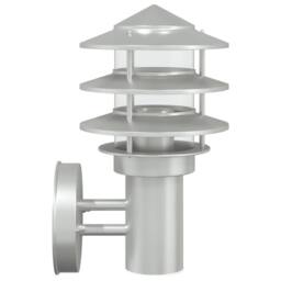 Berkfield Home Outdoor Wall Light Silver Stainless Steel - thumbnail 5