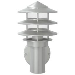 Berkfield Home Outdoor Wall Light Silver Stainless Steel - thumbnail 4