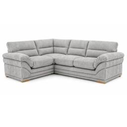 Bliss Furniture Amalfi Claude Right Hand 2 Piece Corner Sofa in Silver - Size: 4 Pack - thumbnail 1