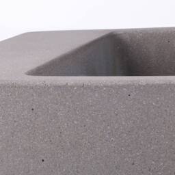 Netlighting Grow Outdoor Down Wall Lamp Cement Tinted IP65 in Grey - thumbnail 4