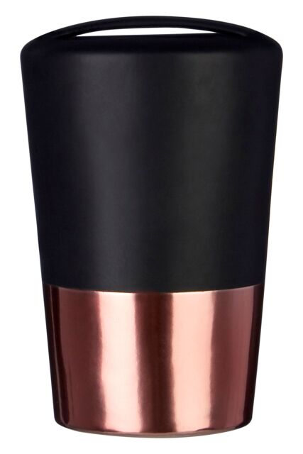 Orsina Alpha Toothbrush Holder, Robust Stoneware in Black - image 1