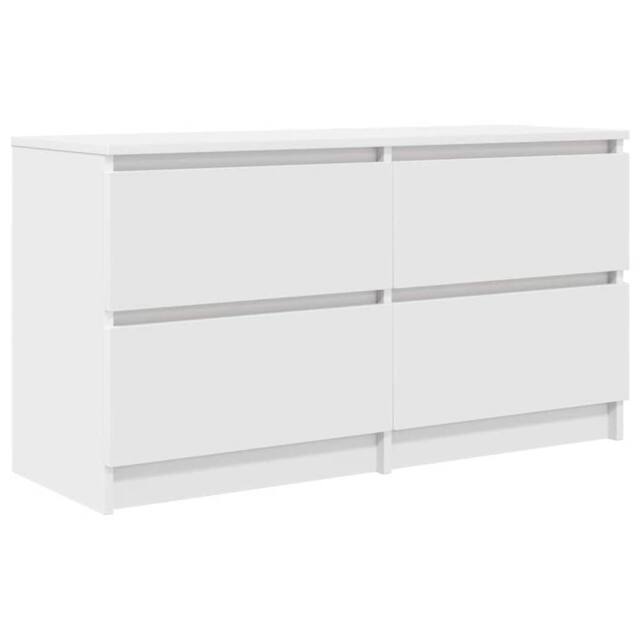 Berkfield Home TV Cabinet White 100x35x54 cm Engineered Wood - Size: 100 x 35 x 54 cm - image 1