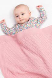 Kite Women's Baby Diamond Blanket Pink - Size: 70 cm x 70 cm - thumbnail 2