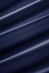 CHRISTY 400TC Luxury Cotton Sateen Plain Dye Bedding Flat Sheets in Navy - Size: Double Flat - thumbnail 2