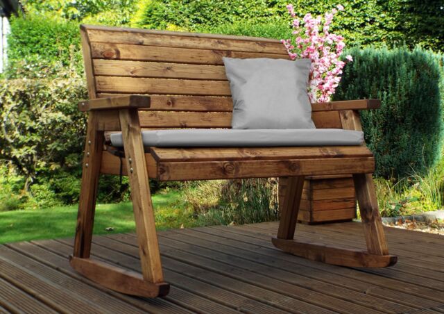 Charles Taylor Trading Two Seater Rocker Bench in Brown