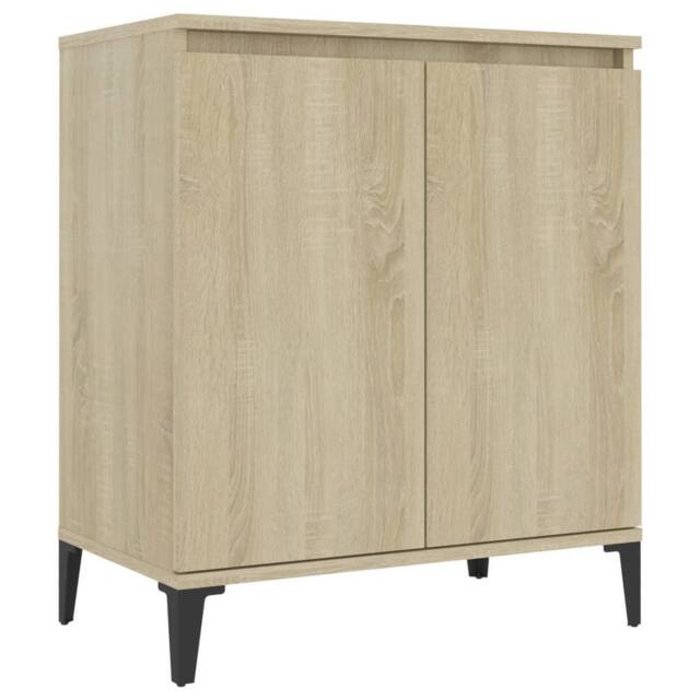 Berkfield Home Sideboard Sonoma Oak 60x35x70 cm Engineered Wood in Light Oak - Size: 60 x 35 x 70 cm - image 1