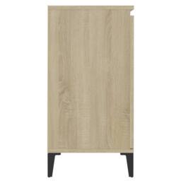 Berkfield Home Sideboard Sonoma Oak 60x35x70 cm Engineered Wood in Light Oak - Size: 60 x 35 x 70 cm - thumbnail 6