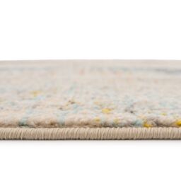 Kukoon Faded Beige Blue Chevron Design Vintage Distressed Living Room Area Rug - Size: 120 cm x 170 cm - thumbnail 6