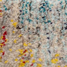 Kukoon Faded Beige Blue Chevron Design Vintage Distressed Living Room Area Rug - Size: 120 cm x 170 cm - thumbnail 5