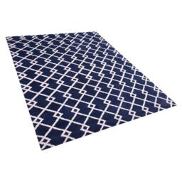 Wyld and Coco Azure Geometric Area Rug - Blue 140 x 200 cm - Hand-Tufted Polyester - Size: 140 cm x 200 cm - thumbnail 3