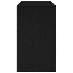 Berkfield Home Sideboard Black Oak 120x41x75 cm Engineered Wood - Size: 120 x 41 x 75 cm - thumbnail 7