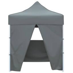 Berkfield Home Professional Folding Party Tent with 4 Sidewalls 3x6 m Steel Anth… in Dark Grey