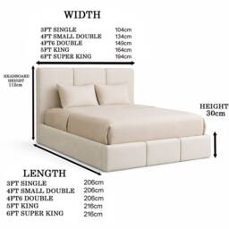 Desire Deco Plush Velvet Upholstered Dartford Bed Frame Double, King, Super King in Blue - Size: Single - thumbnail 3