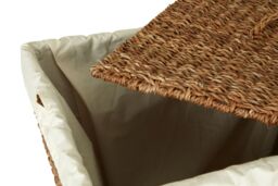 Orsina Lidi Tapered Seagrass Basket With Lid in Natural - thumbnail 5