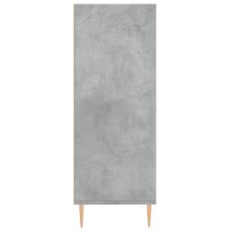Berkfield Home Bookcase Concrete Grey 69.5x32.5x90 cm Engineered Wood in Brown - thumbnail 5