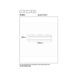 Netlighting Plano Ceiling Light Outdoor Ã˜23cm LED Dim. CCT 1x11W 2700K 4000K IP44 in Grey - thumbnail 5