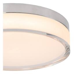 Netlighting Plano Ceiling Light Outdoor Ã˜23cm LED Dim. CCT 1x11W 2700K 4000K IP44 in Grey - thumbnail 4