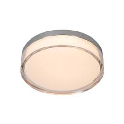 Netlighting Plano Ceiling Light Outdoor Ã˜23cm LED Dim. CCT 1x11W 2700K 4000K IP44 in Grey - thumbnail 1