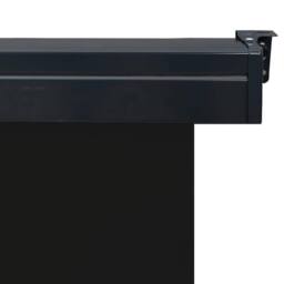 Berkfield Home Stylish Balcony Side Awning 85x250 cm Black - thumbnail 7